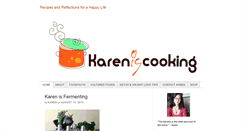 Desktop Screenshot of kareniscooking.com